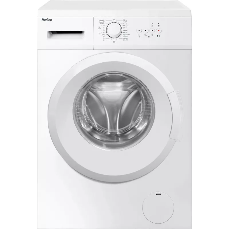 Amica WA0S610DO máquina de lavar roupa de carga frontal, 6 kg, 1000 rpm, branca