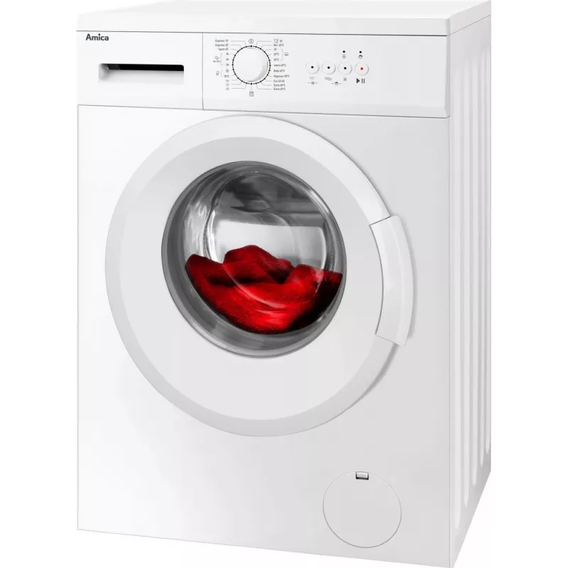 Amica WA0S610DO máquina de lavar roupa de carga frontal, 6 kg, 1000 rpm, branca