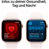 APPLE Watch Series 10 GPS 42 mm Caixa de alumínio Rosé gold com bracelete desportiva rosa claro - S/M