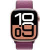 APPLE Watch Series 10 GPS 46mm Caixa de alumínio Rosé gold com bracelete desportiva Plum