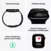 APPLE Watch Series 10 GPS 46 mm Caixa de alumínio prateado com bracelete desportiva Blue Cloud