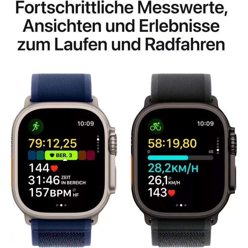 Apple Watch Ultra 2 GPS + Cellular 49mm caixa de titânio natural com bracelete Alpine Tan – Medium (MX4F3FD/A)