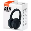 Headset Creative Labs Zen Hybrid 2 com fios e sem fios arco de cabeça chamadas/música USB Type-C Bluetooth preto