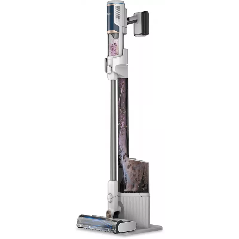 Sharkclean BU3521EU aspirador vertical/escova elétrica aspirador vertical 2-em-1 bateria a seco sem saco 21,6 W azul, branco
