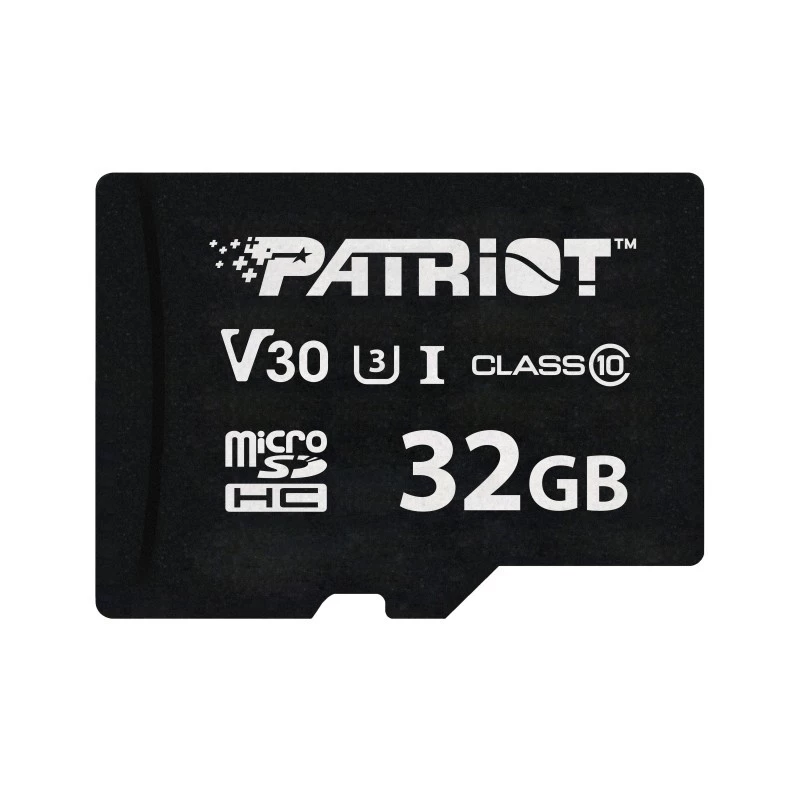 Cartão de memória PATRIOT VX Series 32GB MicroSDXC V30 Class 10 UHS-I U3 4K UHD (PSF32GVX31MCH)
