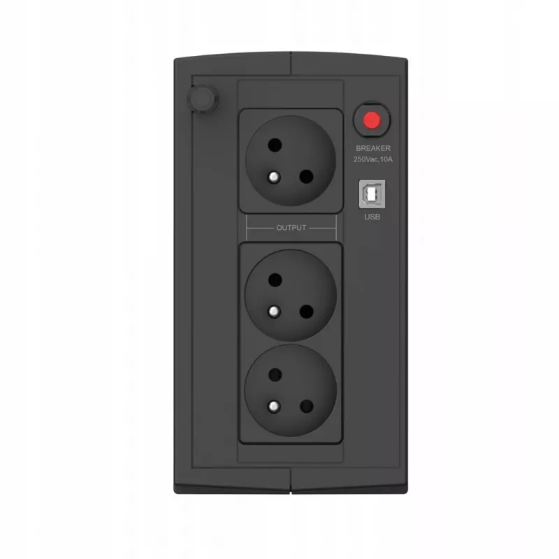 UPS EVER Ever Duo 850 PL T/DAVRTO-000K85/01 850VA Line-Interactive, 550W, AVR, 3 tomadas AC, 12V 2×5Ah, torre