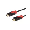 Cabo HDMI SAVIO CL-95 1,5 m — HDMI Type-A para A, HDMI 2.0, 18 Gbit/s, 600 MHz, 4K@60Hz, contactos dourados, Ethernet, bainha PVC