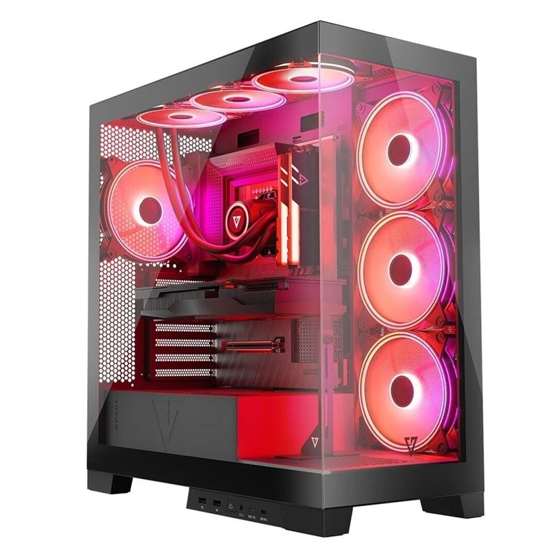 Caixa MODECOM Volcano SPACE MIDI USB 3.0 X 2 CYPE-C