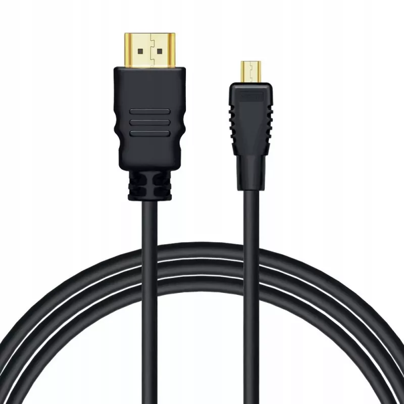 Cabo Savio CL-40/M HDMI (macho) - micro HDMI (macho) com Ethernet, 2m, preto