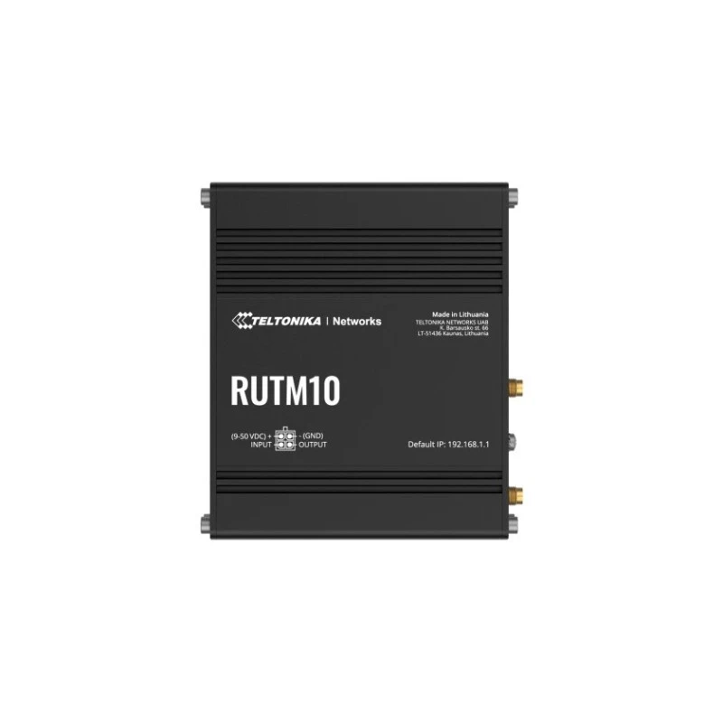 Router Teltonika RUTM10 Wireless Gigabit Ethernet Dual-Band (2,4 GHz / 5 GHz) preto
