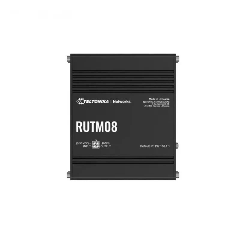 Router com fios Teltonika RUTM08 Gigabit Ethernet preto
