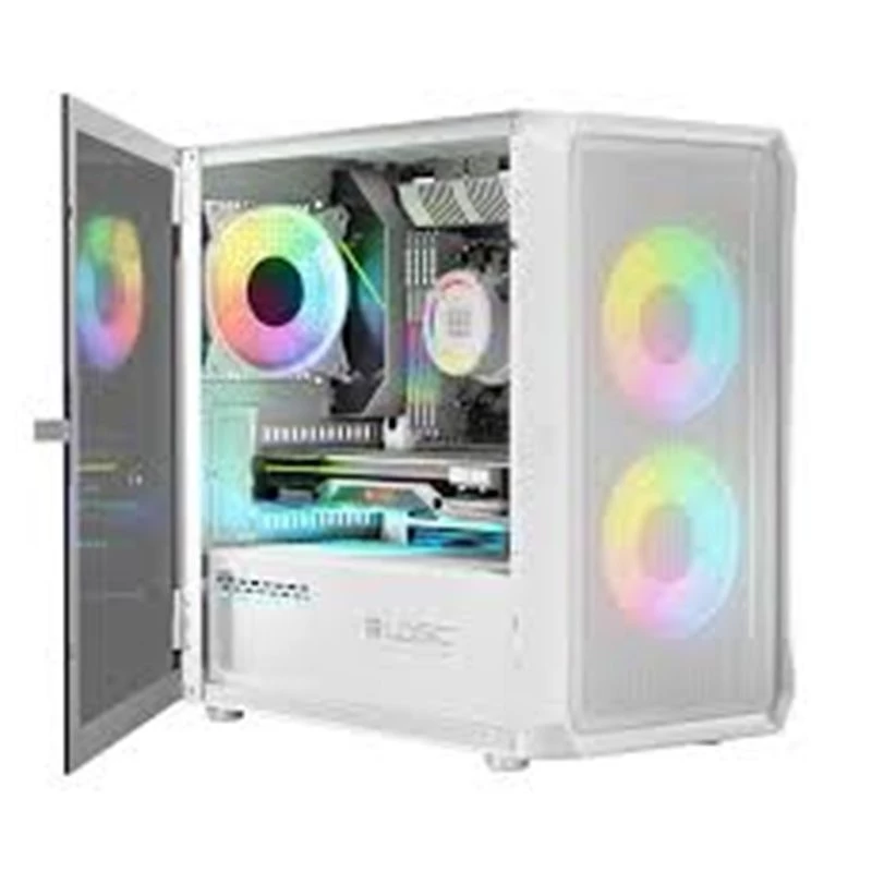 Caixa Logic PORTOS ARGB MINI USB 3.0 branco