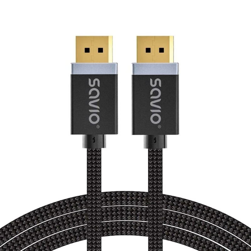 Cabo SAVIO DISPLAYPORT (M) - DISPLAYPORT (M), V1.4, 3 m, CL-176