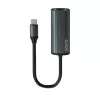 Adaptador SAVIO USB-C 3.1 Gen.1 (M) para RJ-45 Gigabit Ethernet (F), 1000 Mbps, AK-56, cinzento