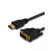 Cabo e adaptador de vídeo Savio CL-139 1,8 m DVI-A HDMI Type-A (Standard) Preto