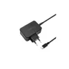 Carregador móvel QOLTEC 51024 – Carregador universal AC de interior, 65 W PD, 20 V/3,25 A, cabo de 1,2 m, preto