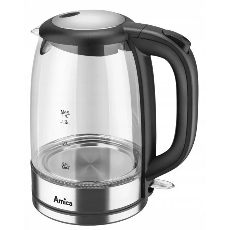 Chaleira elétrica Amica 1.7L 2200W prateado