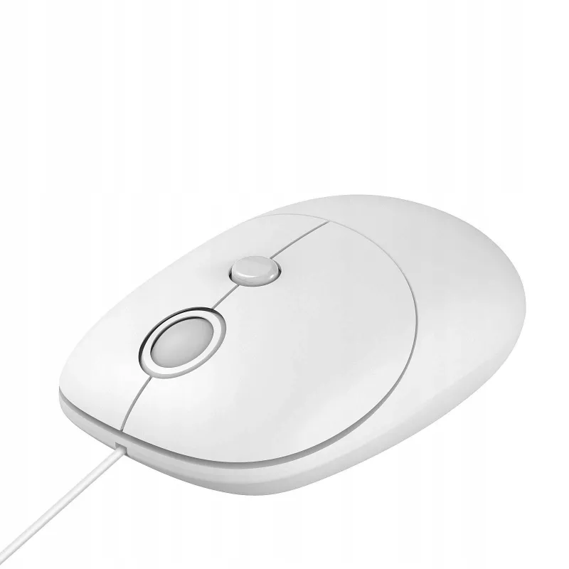 Rato ótico com fio iBOX i011 Seagull, branco