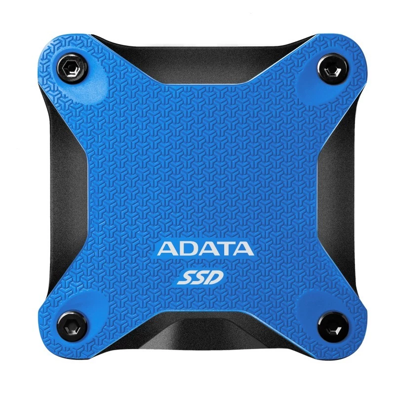 SSD externo ADATA SD620 512 GB, USB 3.2 Gen 2 Micro-USB B, azul, caixa de silicone, resistente a choques