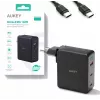 Carregador de parede Aukey PA-B7O, 3×USB, tecnologia GaN