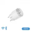 Tomada inteligente Shelly Plug S Gen3 — tomada inteligente Wi-Fi com monitorização de energia, tipo F, 110–230 V, 2500 W, branca