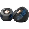 Altifalantes para computador CREATIVE Pebble X 2.0 USB-C com iluminação RGB ajustável, Bluetooth 5.3, áudio USB, até 15 W RMS para PC e Mac