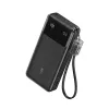 PowerBank com cabo USB-C 20000 mAh 30W preto