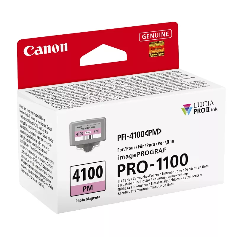Cartucho de tinta Canon LUCIA PRO II 1 unidade original rendimento padrão Photo Magenta