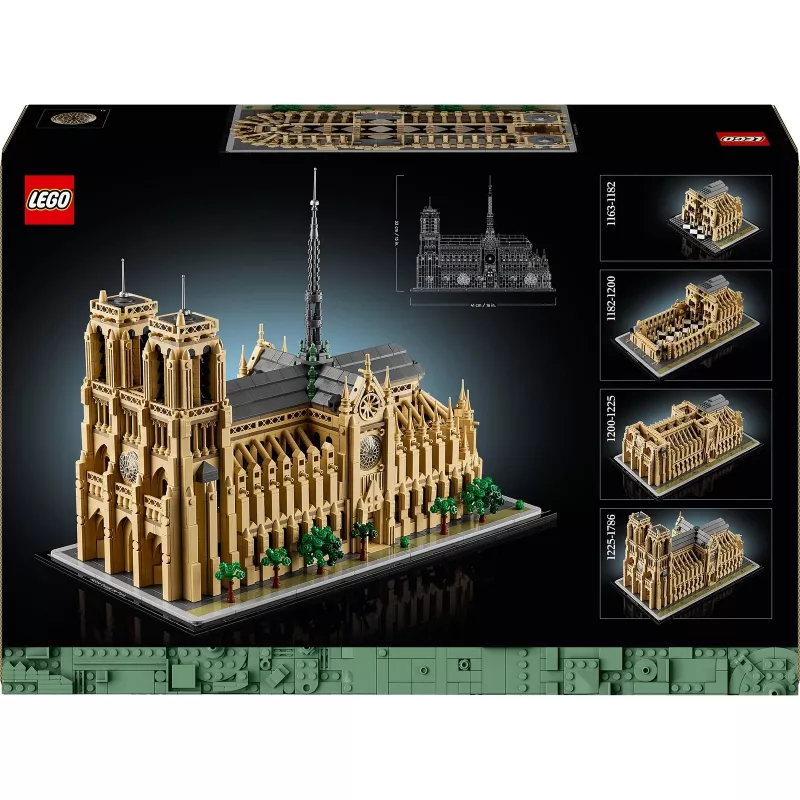LEGO Architecture Notre-Dame de Paris conjunto para adultos 21061
