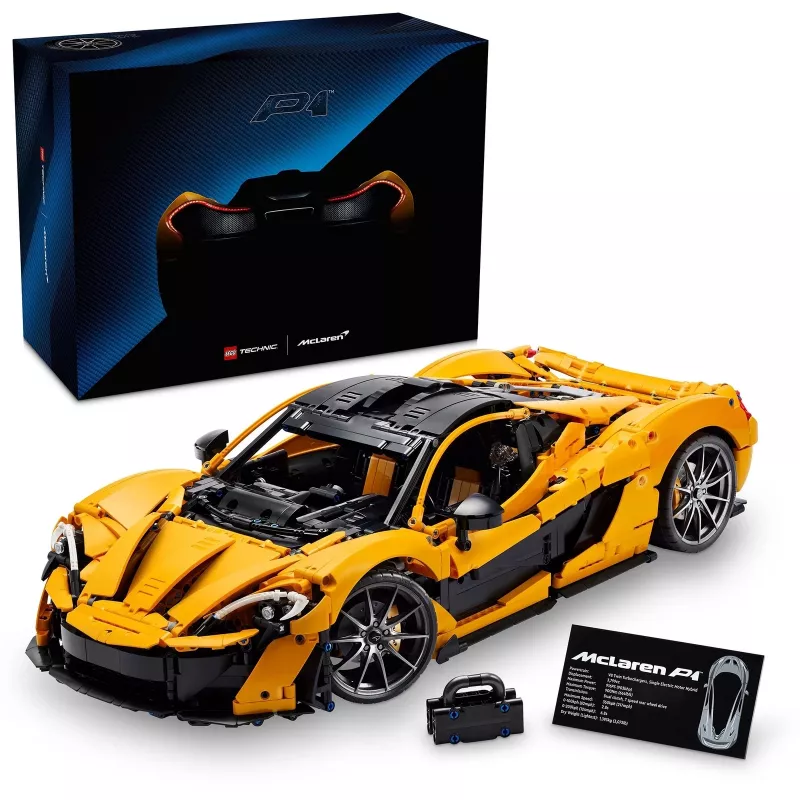 LEGO Technic 42172 McLaren P1 conjunto de carro modelo para adultos