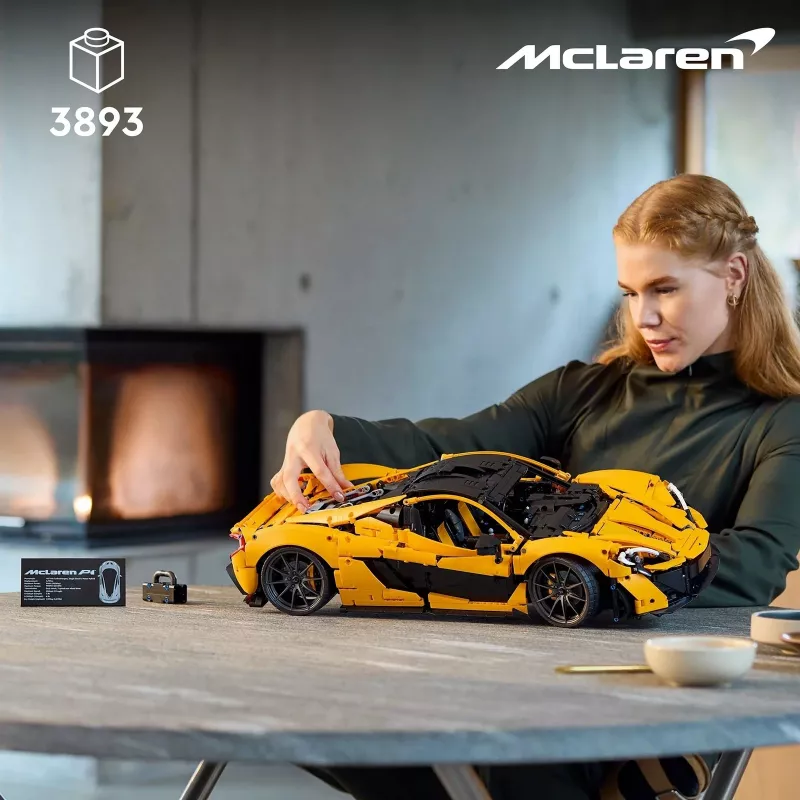 LEGO Technic 42172 McLaren P1 conjunto de carro modelo para adultos