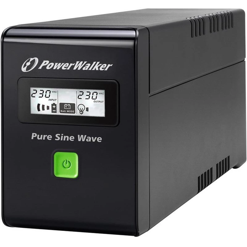 PowerWalker VI 800 SW FR UPS fonte de alimentação ininterrupta Line-Interactive 0,8 kVA 480 W 2 saídas AC