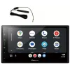 Recetor multimédia para automóvel Pioneer SPH-DA77DAB preto 2 DIN Wi-Fi Bluetooth