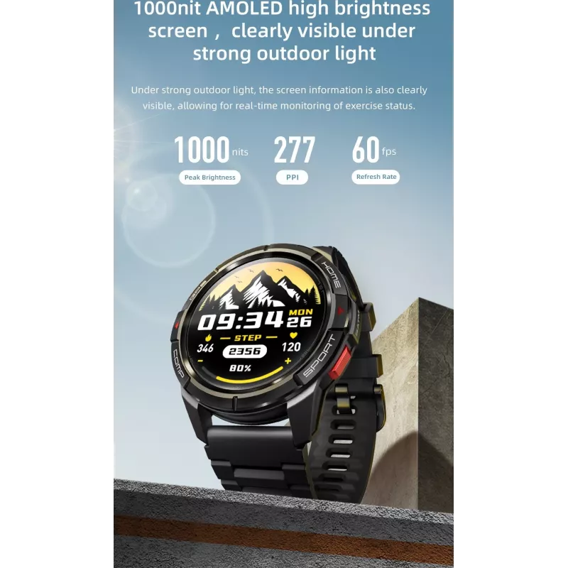 Smartwatch MiBro GS Active rosé MIBAC_GS-Active/GD