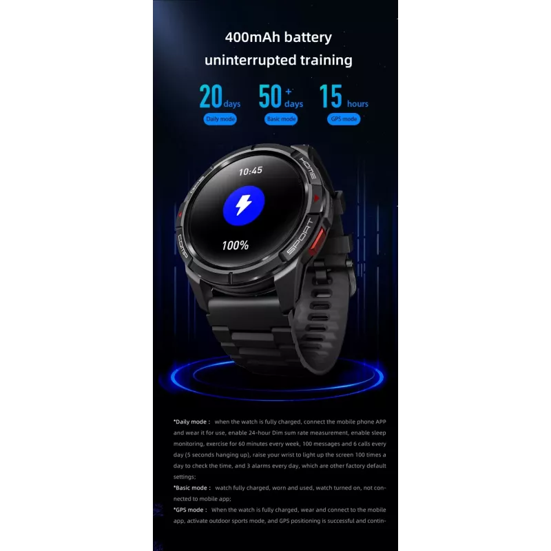 Smartwatch Mibro GS Active (preto)