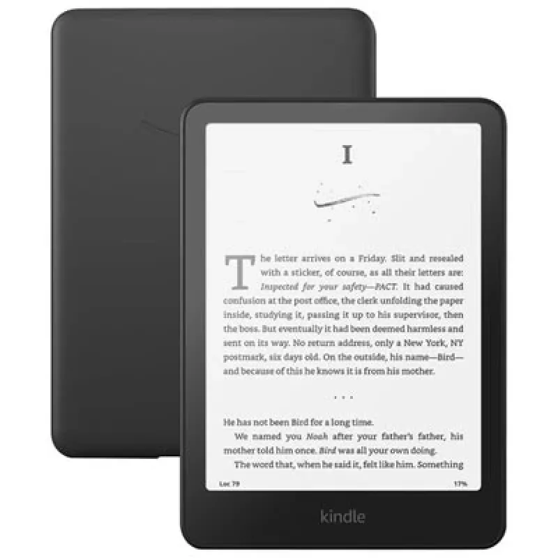 Amazon Kindle Paperwhite 12.ª geração (2024) B0CFPWLGF2 leitor de livros eletrónicos, 7 polegadas, 16 GB, Wi-Fi, USB-C, IPX8, sem anúncios, preto