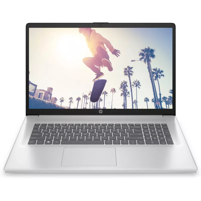 Portátil HP 17-cn3159ng - Intel Core i5 i5-1334U - FreeDOS 3,0 - Placa gráfica Intel Iris Xe - 16GB RAM - 512GB SSD NVMe - 43,9 cm (17,3) IPS 1920 x 1080 (Full HD) - Wi-Fi 6, Bluetooth - Natural Silver - Teclado: alemão (9Q9...
