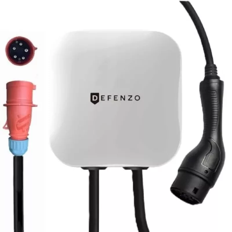 Wallbox DEFENZO Home AC11 DEF1016 11 kW estação de carregamento EV monofásica, Type 2, 16 A, IP54