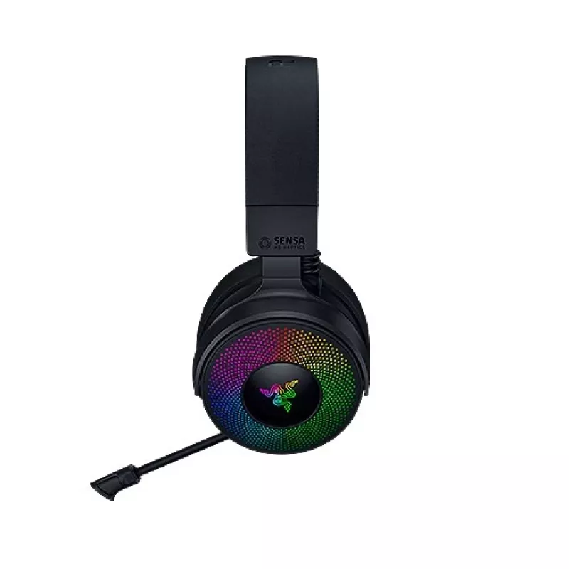 Headset Razer Kraken V4 Pro com fios e sem fios arco de cabeça gaming USB Type-A Bluetooth preto