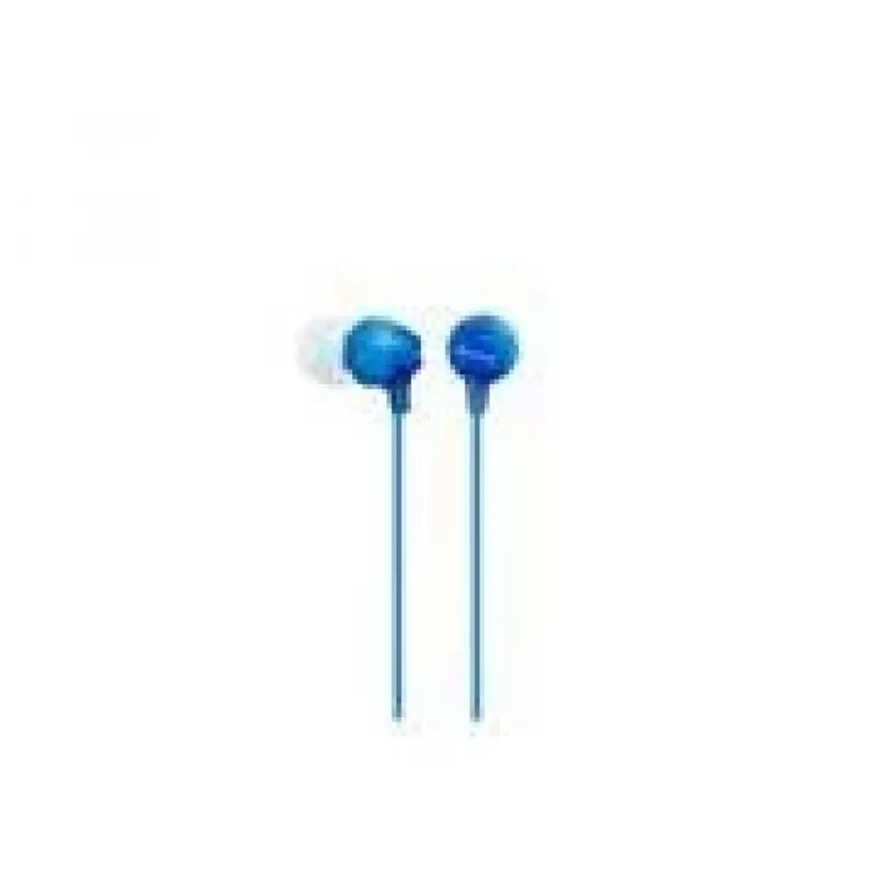 Sony MDR-EX15LP, Com Fios, 8 - 22000 Hz, Música, 3 g, Auscultadores, Azul