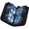Bolsa Hama em nylon 104 CDs, 104 discos, preto, nylon