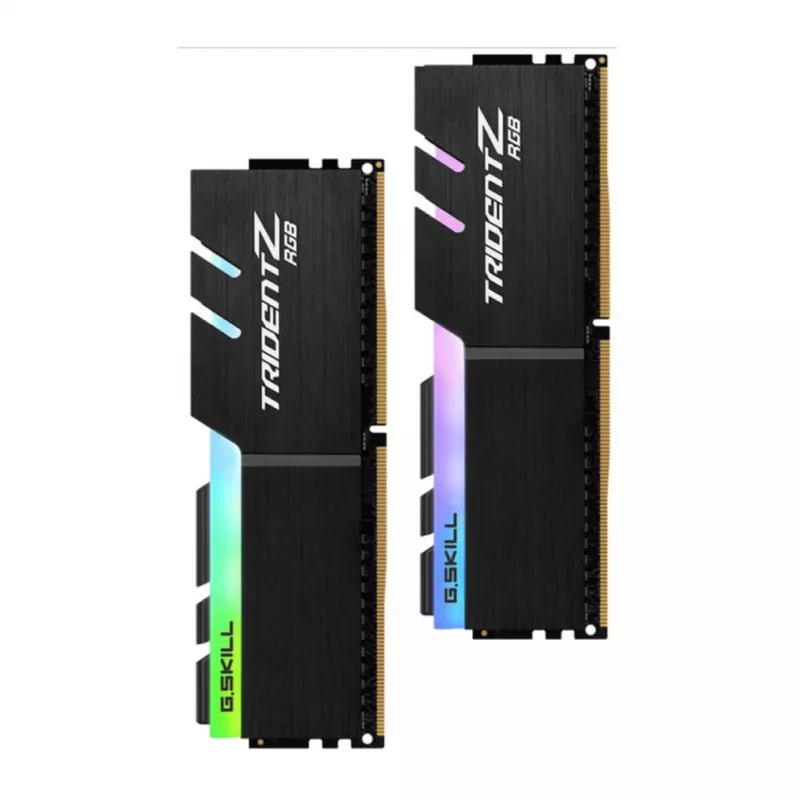 Módulo de RAM para desktop G.SKILL DDR4 16 GB (2x8 GB) 3200 MHz, DIMM de 288 pinos, 1,35 V, dissipador, RGB, Dual-Channel