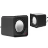 Altifalantes para PC 2 vias Audiocore AC870 B — 3 W RMS, alimentação USB com fios, entrada de 3,5 mm, 2.0 canais