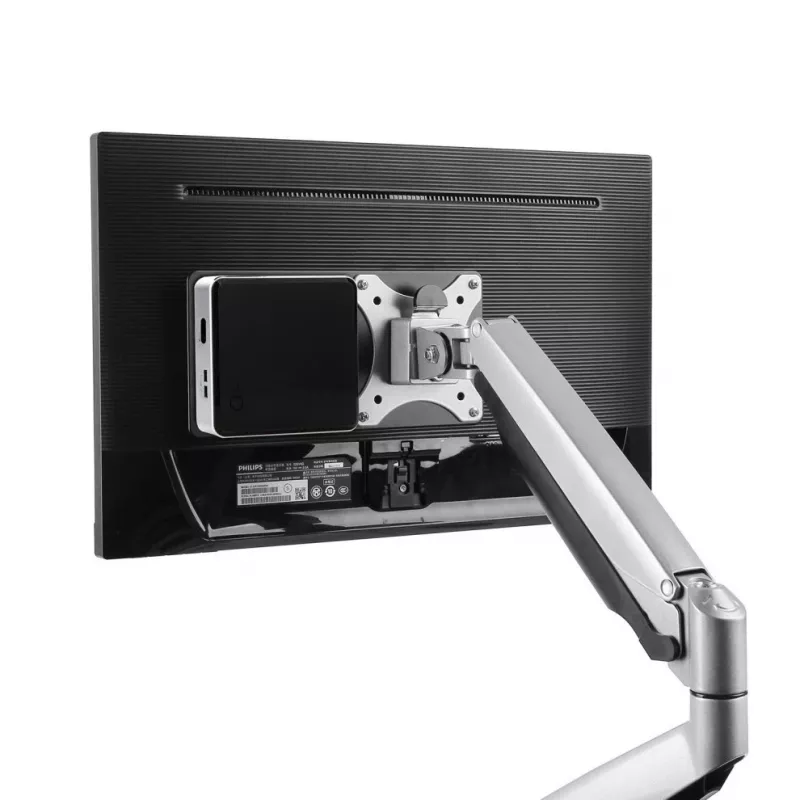 Maclean MC-721NUC Suporte VESA para Mac Mini CPU PC com montagem em cabeça