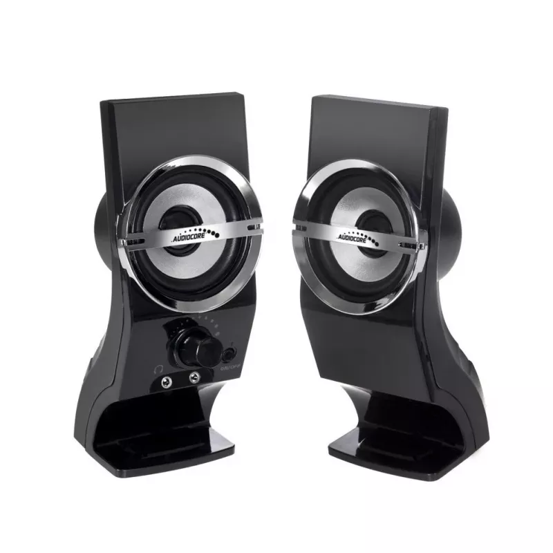 Audiocore AC805 altifalantes estéreo 2.0 PC 6W preto