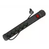 Régua de tomadas Lanberg SP1-05F-0150-BK 1,5 m 5 tomadas AC interior preto