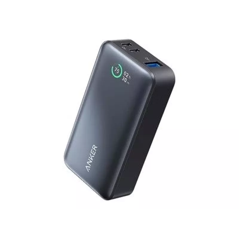Powerbank Anker PowerCore 533 - 10000 mAh - 30 Watt - 3 A (USB-C 24 pinos) - preto (A1256G12)