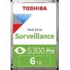 Disco interno de vigilância Toshiba S300 Pro 6 TB 7200 rpm 512 MB 3,5 polegadas Serial ATA III