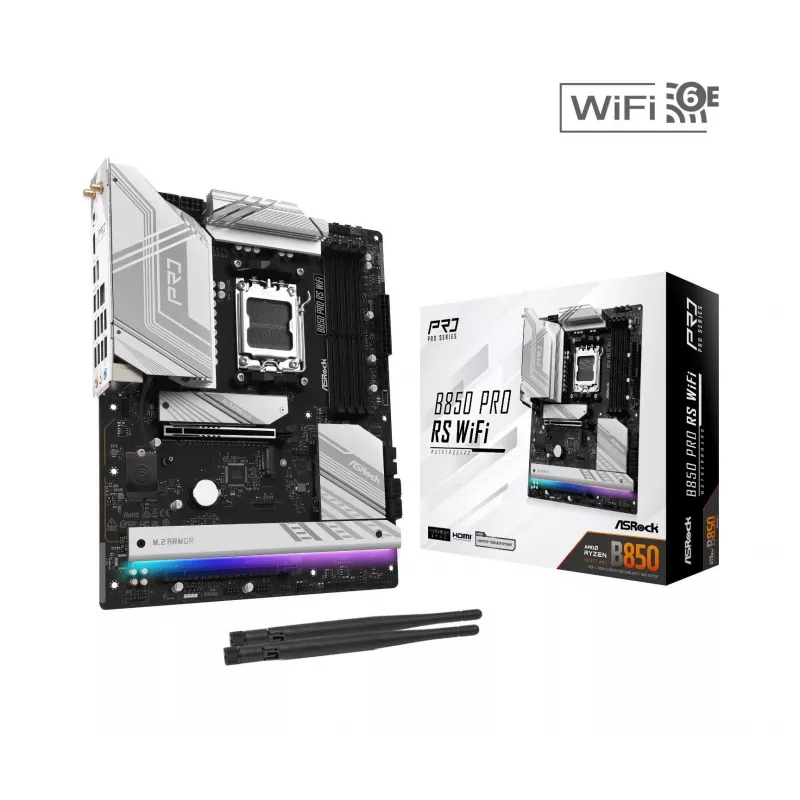 Motherboard ASRock B850 Pro RS WiFi AM5 ATX