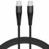 Cabo USB Savio CL-160 2 m USB 2.0 USB C - USB C preto